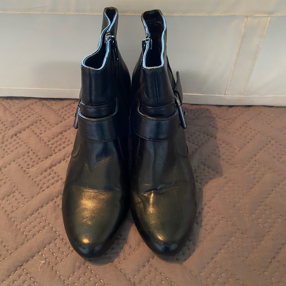 Black ankle boots